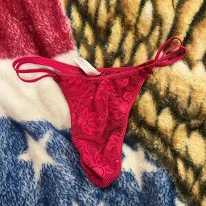 Victoria's Secret Pink Lace Thong